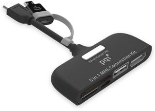 PQI Connect 210 5-in-1 MHL Card Reader Photo