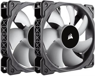 Corsair Premium Magnetic Levitation ML120 Pro Twin Pack Chassis Fan - Black Photo