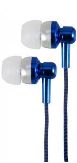 Astrum EB250 Stereo In-Ear Electro Painted Earphone With In-line Mic - Blue Photo