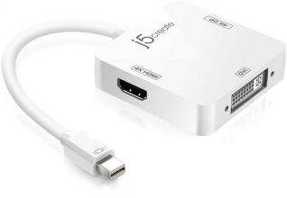 J5 Create JDA173 Mini DisplayPort to 4K DisplayPort/4K HDMI/DVI-D Adapter Photo
