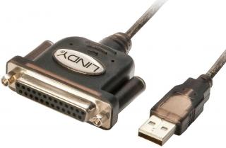 Lindy Male USB 2.0 Type A To Female Parallel Cable - 1.5m Photo