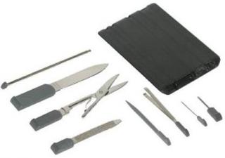 UltraTool Credit Card Mini Tools - Black Photo