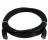 Unbranded CAT5e 1m UTP Patch Cable - Black Photo