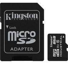 Kingston Industrial 8GB microSDHC UHS-I U1 Memory Card with SD Adapter Photo