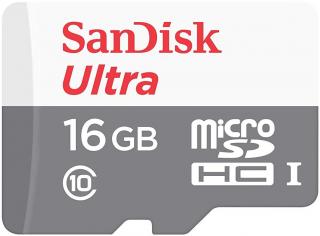 Sandisk Ultra 16GB MicroSDHC  UHS-I Class 10 Memory Card with SD Adapter Photo
