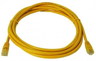 Unbranded CAT5e 3m UTP Patch Cable - Yellow Photo