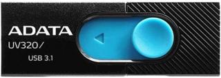 Adata UV320 128GB USB 3.1 Flash Drive - Black & Blue Photo