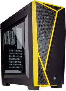 Corsair Carbide Series SPEC-04 Mid-Tower Windowed Gaming Chassis - Black/Yellow Photo