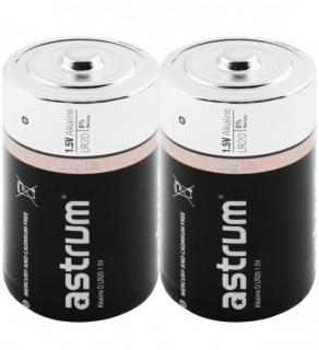 Astrum AAB020 Alkaline LR20 D Battery - 2 Pack Photo
