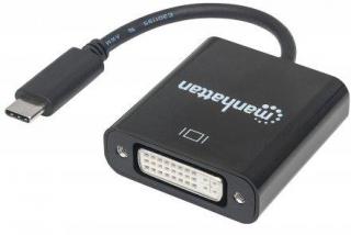 Manhattan USB 3.1 Type C to DVI-I Female Display Adapter (152051) Photo