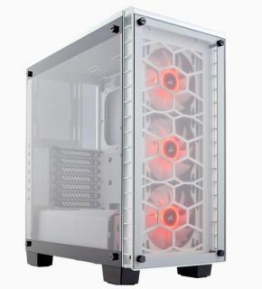 Corsair Crystal Series 460X Windowed Mid-Tower Case — White Photo