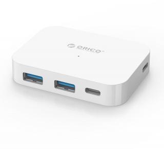 Orico TC2U-U3 USB3.0 Type-C 4 Port Hub- White Photo