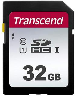 Transcend 300S 32GB SDHC Class 10 UHS-I U1 Memory Card Photo