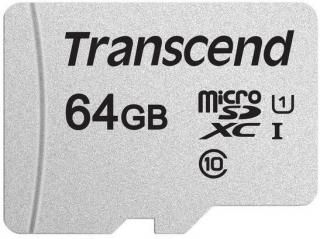 Transcend 300S 64GB microSDXC Class 10 UHS-I U1 Memory Card (TS64GUSD300S) Photo