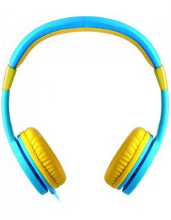 Astrum HS150 Kids Safe 85dB Wired Headphones - Blue Photo