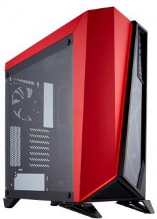 Corsair Carbide Series SPEC-OMEGA Tempered Glass Mid Tower Gaming Chassis - Black & Red Photo