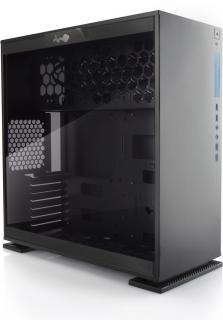 In Win 303 Tempered Glass Mid Tower Chassis - Black Photo