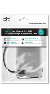 Vantec USB 3.1 Gen 2 Type-C 2.5 Inch SATA SSD/HDD Storage adapter Photo