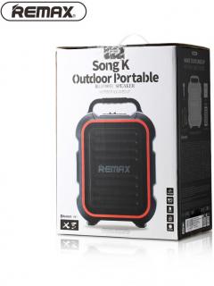 Remax RB-X3 Song K Bluetooth  Karaoke Outdoor Speaker With Mic - Black/Red Photo