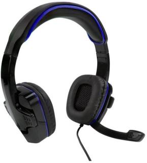 SparkFox SF1 PS4 Stereo Gaming Headset - Black/Blue Photo