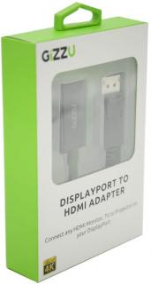 Gizzu Display Port to HDMI Active Adapter - Black Photo