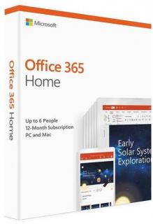 Microsoft Office 365 Home 1 Year Subscription up to 6 Users - for Windows/Mac - Medialess Photo