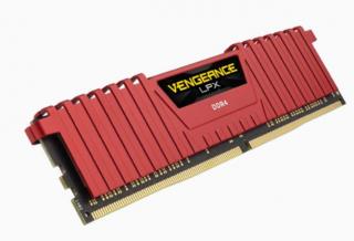 Corsair Vengeance LPX 8GB 2400MHz DDR4 Desktop Memory Module - Red (CMK8GX4M1A2400C16R) Photo