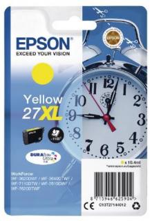 Epson 27XL Yellow DURABrite Ultra Ink Cartridge (Clock) Photo