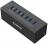 Orico A3H7 7-port USB3.0 Aluminium Hub - Black Photo