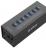 Orico A3H7 7-port USB3.0 Aluminium Hub - Black Photo