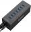 Orico A3H7 7-port USB3.0 Aluminium Hub - Black Photo