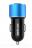 Astrum CC210 Dual USB 2.4A Car Charger - Black & Blue Photo