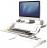 Fellowes Lotus DX Sit-Stand Workstation – White Photo