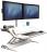 Fellowes Lotus DX Sit-Stand Workstation – White Photo