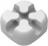 Orico Desktop Cable Cross Clip - Grey Photo