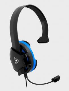 Turtle Beach Recon Chat PS4 Gaming Headset - Black & Blue Photo