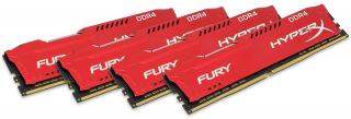 Kingston HyperX Fury Red 4 x 16GB 2933MHz DDR4 Desktop Memory Kit (HX429C17FRK4/64) Photo