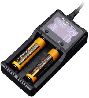 Fenix ARE-A2 Dual Bay Smart Charger + 2 x 18650 ARB-LM2 2600mAh Li-Ion Battery Kit Photo