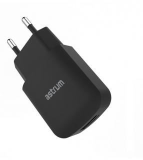 Astrum CH230 Home Charger EU Single USB 5V 2A - Black Photo