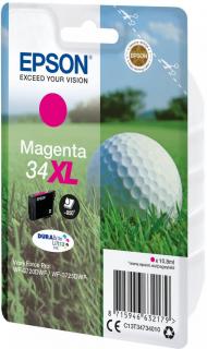 Epson Singlepack Magenta 34XL DURABrite Ultra Ink Cartridge (Golf Ball) Photo