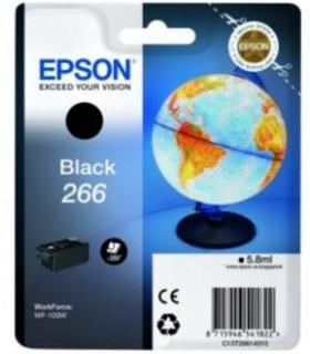 Epson Singlepack Black 266 Ink Cartridge (Globe) Photo
