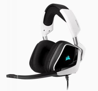 Corsair Void RGB Elite USB Premium 7.1 Surround Sound Gaming Headset  — White Photo