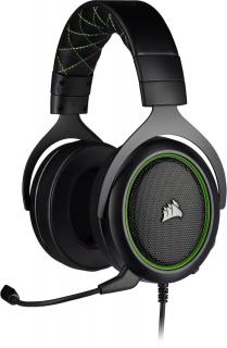 Corsair HS50 Pro Stereo Gaming Headset - Black/Green Photo