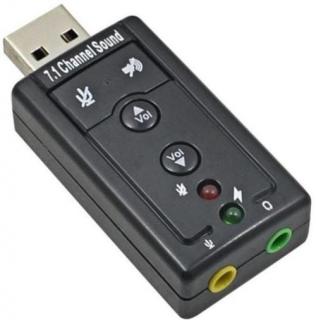 Geeko Hi-Speed USB 3D 7.1 Sound Adapter - Black Photo