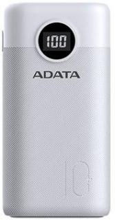 Adata P10000QCD 10000mAh USB-C Powerbank - White Photo