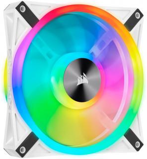 Corsair iCUE QL140 RGB 140mm PWM Single Fan - White Frame Photo