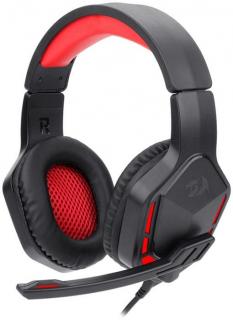 Redragon H220 THEMIS 3.5mm Boom Mic Gaming Headset - Black/Red Photo