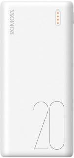 Romoss Simple 20 20000mAh Power Bank - White Photo