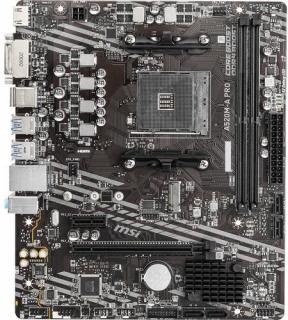 MSI Pro Series AMD Socket AM4 Micro- ATX Motherboard (A520M-A PRO) Photo