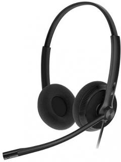 Yealink UH34 Lite On-Ear USB Duo Stereo Headset - Black Photo
